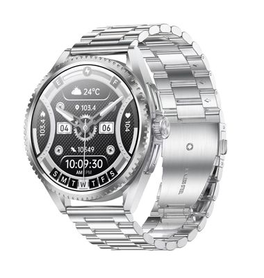 CF52 스포츠 남자 스마트 워치 야외 손전등 1.75